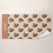 Personalized Cute Stars Horse Badhanddoek (Badhanddoek)