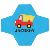 Personalized cute toy red dump truck lorry kid's (Plat)