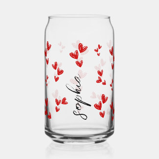 personalized cute Valentine gift - red hearts