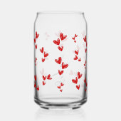 personalized cute Valentine gift - red hearts (Verso)