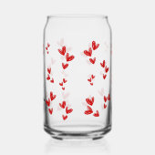 personalized cute Valentine gift - red hearts (Gauche)