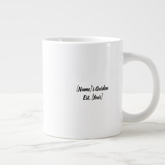Personalized Dachshund Garden Specialty Mug  (Droite)