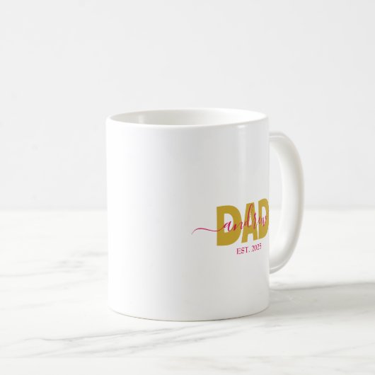 PERSONALIZED DAD TO BE KOFFIEMOK (Voorkant rechts)