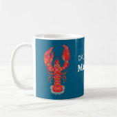 Personalized Dad's Maritime grill Lobster Graphic  Koffiemok (Links)