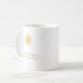 Personalized Daily Mantra Inspirational Mug (Devant gauche)
