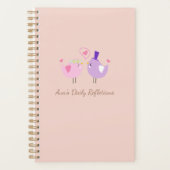 Personalized Daily Reflections Notebook - Cute (Devant)