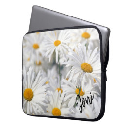 Personalized Daisy Laptop Sleeve