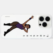 Personalized Dancer Purple Silver Print # 1 Case-Mate iPhone Case (Achterkant (horizontaal))