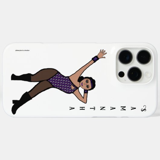 Personalized Dancer Purple Silver Print #2 Case-Mate iPhone Case (Achterkant (horizontaal))