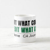 Personalized Debit Credit Mug – CA Student Coffee  (Centre)