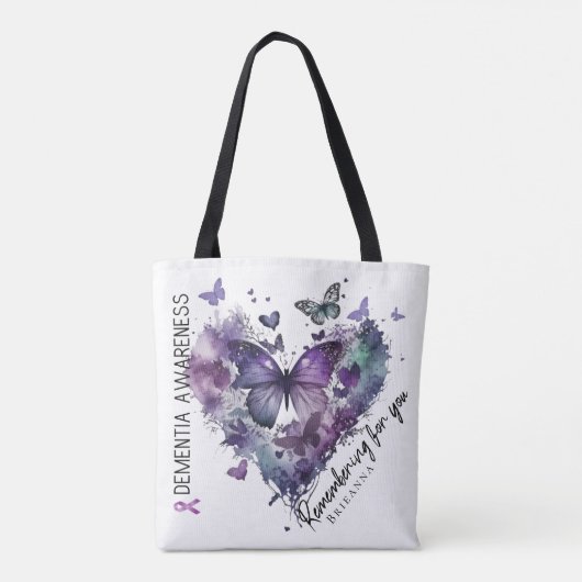 Personalized Dementia Awareness Tote Bag (Dos)