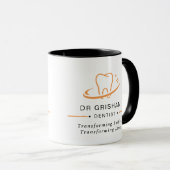 Personalized Dentist Logo Coffee Mug (Devant droit)