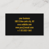 Personalized design with Custom Contact & qr code Visitekaartje (Achterkant)