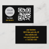 Personalized design with Custom Contact & qr code Visitekaartje (Voorkant / Achterkant)