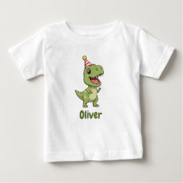Personalized Dinosaur Kids T-Shirt with Name