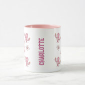 Personalized Disco Cowgirl Boot and Cactus Coffee Mok (Midden)