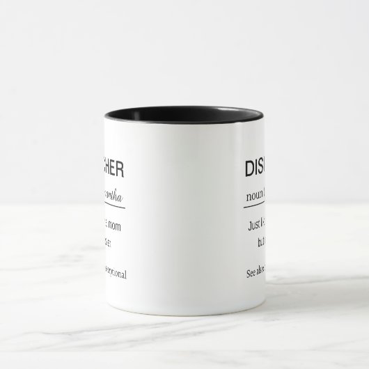 Personalized Dispatcher Definition Mug (Centre)