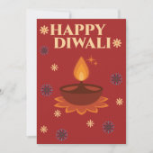 Personalized Diwali Card Bedankkaart (Voorkant)