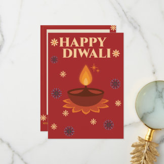Personalized Diwali Card Bedankkaart