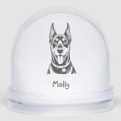 Personalized Doberman Dog Christmas (Avant)
