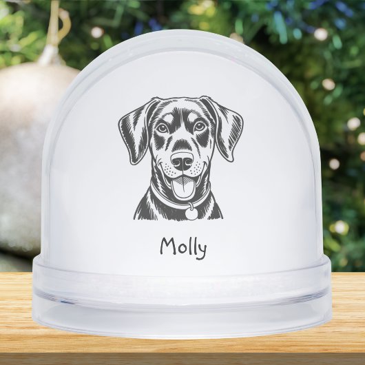 Personalized Dobermann Dog Christmas