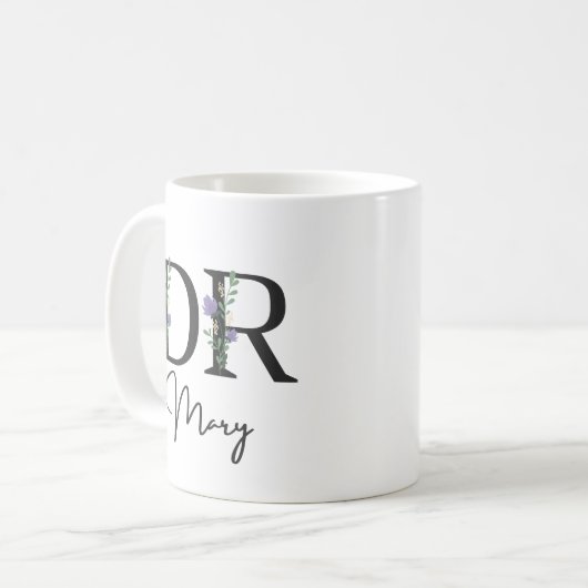 PERSONALIZED Doctor, Doctor Afstuderen Koffiemok (Voorkant links)
