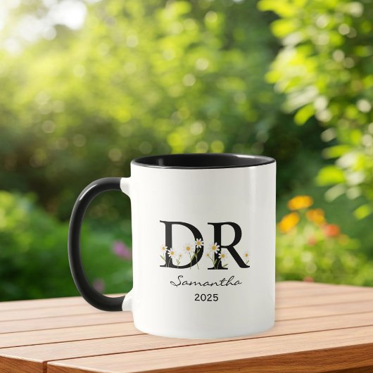 Personalized doctoral mug, customized doctoral mug