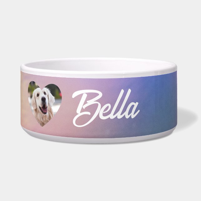 Personalized dog bowl, Personalized cat bowl Voerbakje (Voorkant)