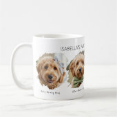 Personalized Dog Coffee Mug Cute Pet Lover Gift (Gauche)