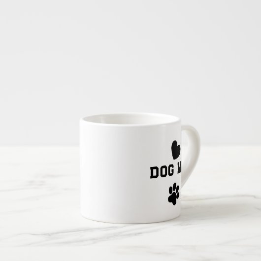 Personalized Dog Mom – Custom Name Mother’s Day Espresso Kop (Voorkant rechts)