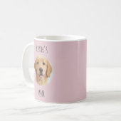 Personalized Dog Mom Photo Mug | Custom Gift Koffiemok (Voorkant links)
