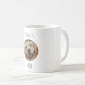 Personalized Dog Mom Photo Mug | Custom Gift Koffiemok (Voorkant rechts)