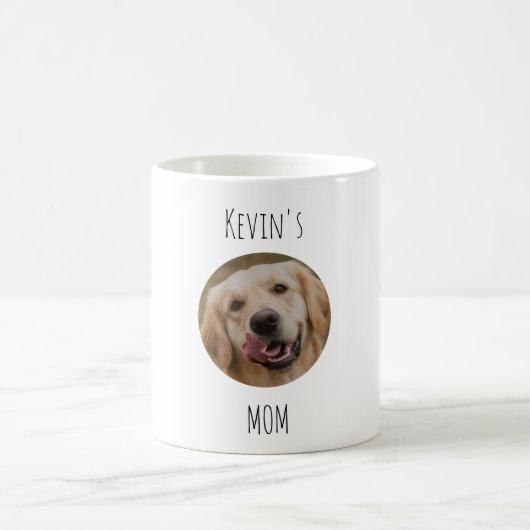 Personalized Dog Mom Photo Mug | Custom Gift Koffiemok (Center)