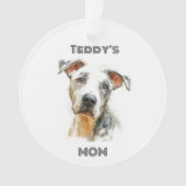 Personalized Dog Mom Photo Ornament | Custom Gift (devant)