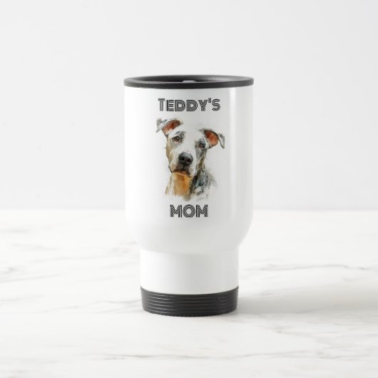 Personalized Dog Mom Travel Mug | Custom Gift (Centre)