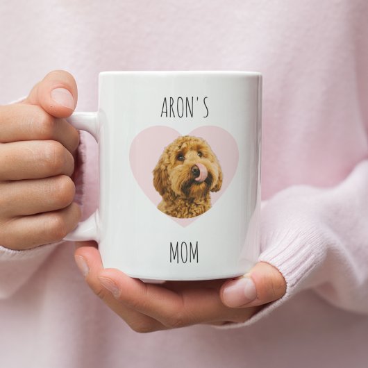 Personalized Dog Mom Valentine Mug | Custom Pet Ph