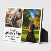 Personalized Dog Mom with Custom Name | Happy  Fotoplaat (Zijkant)