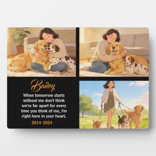 Personalized Dog Mom with Custom Name | Happy  Fotoplaat (voorkant)