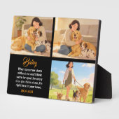 Personalized Dog Mom with Custom Name | Happy  Fotoplaat (Zijkant)