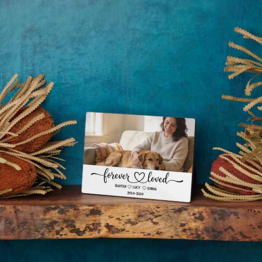 Personalized Dog Mom with Custom Name | Happy  Fotoplaat (Zijkant)