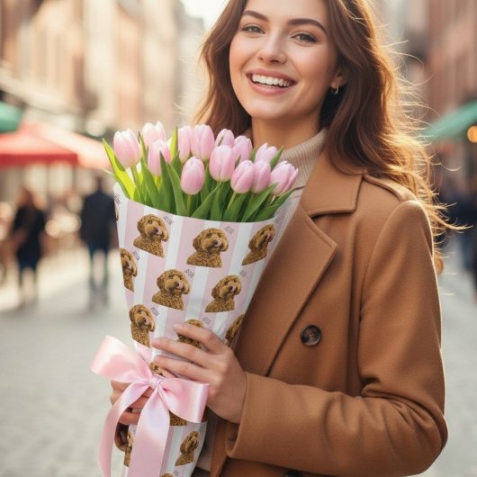 Personalized Dog Photo Custom Pet Cadeaupapier