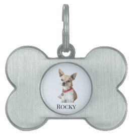 Personalized Dog Photo | Custom Pet Name  Huisdieren Naamplaatje