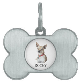 Personalized Dog Photo | Custom Pet Name  Huisdieren Naamplaatje