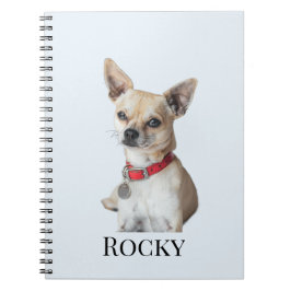 Personalized Dog Photo | Custom Pet Name  Notitieboek