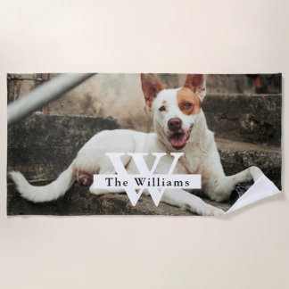 Personalized Dog Photo Family name Strandlaken