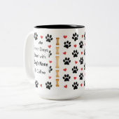 Personalized Dog Photo Mug – Custom Pet Picture & (Devant gauche)