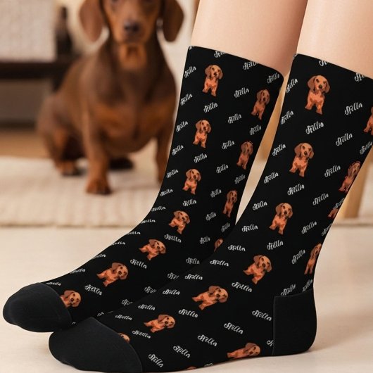 Personalized Dog Photo Socks Sokken