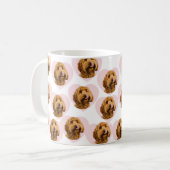 Personalized Dog Photo Valentine Mug | Custom Pet  (Devant gauche)