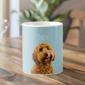 Personalized Dog with Name | Custom Pet Photo Koffiemok