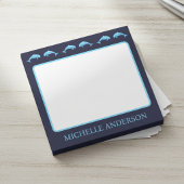 Personalized Dolphins Post-it Notes with Name